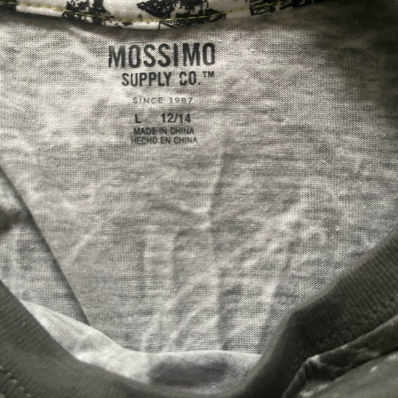 Mossimo Supply Co. Marble Gray Tee with Yellow Pocket - Picture 3 of 4